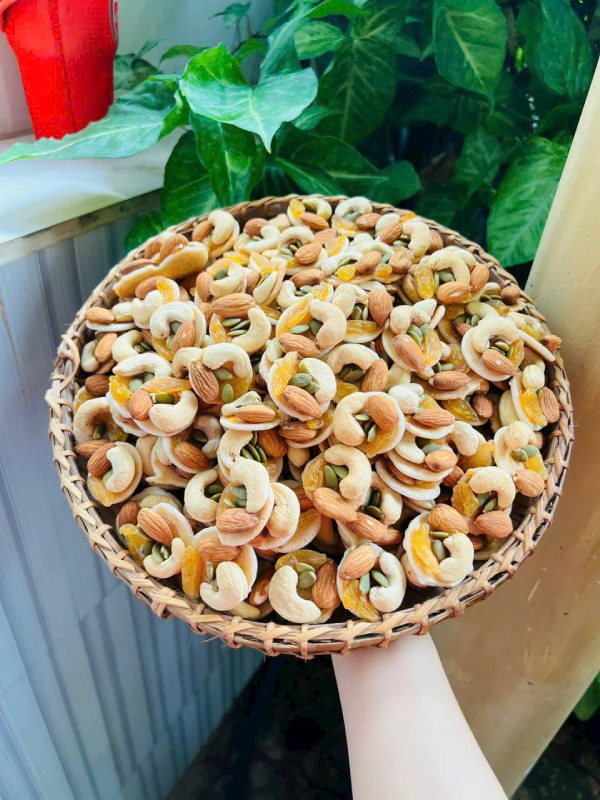 Bánh đồng tiền mix hạt