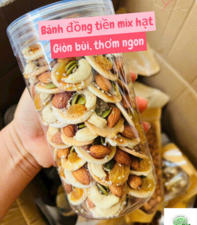 Bánh đồng tiền mix hạt dinh dưỡng