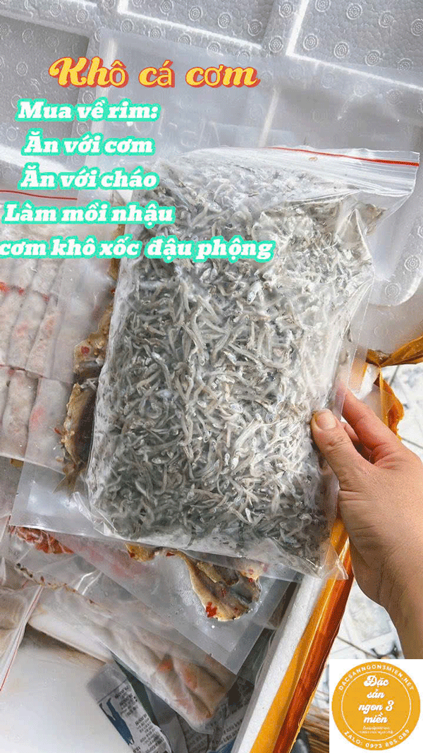 Đặc sản khô mang đi nước ngoài-khô cá cơm 