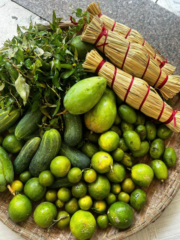 cách ăn tré Bình Định-tré trộn