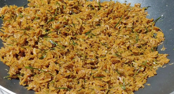 Cách làm tép khô rim trộn gỏi dưa leo