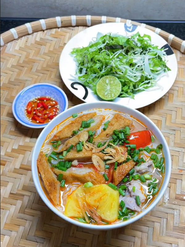 Nấu bún chả cá Nha Trang ngon