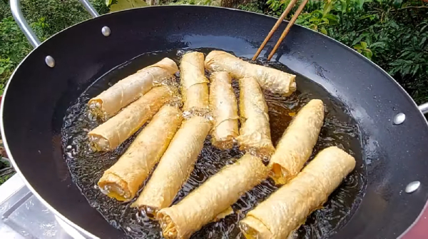 Làm chả ram chay bằng tàu hủ ky