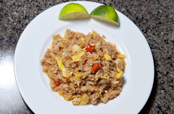 cách  làm mắm tép chua 