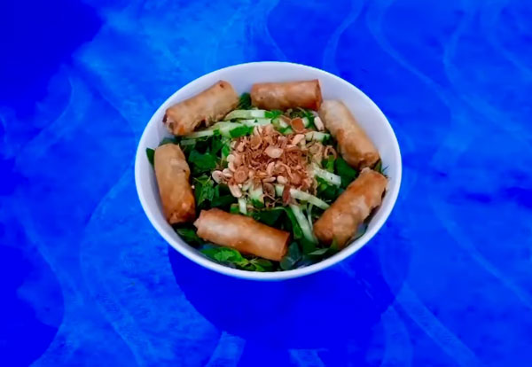 Bún chả giò chay