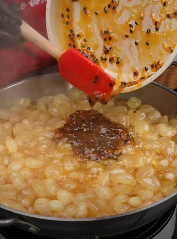 Làm hạt đác rim chanh dây cam