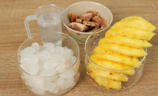 Nguyên liệu làm đác rim thơm đường thốt nốt