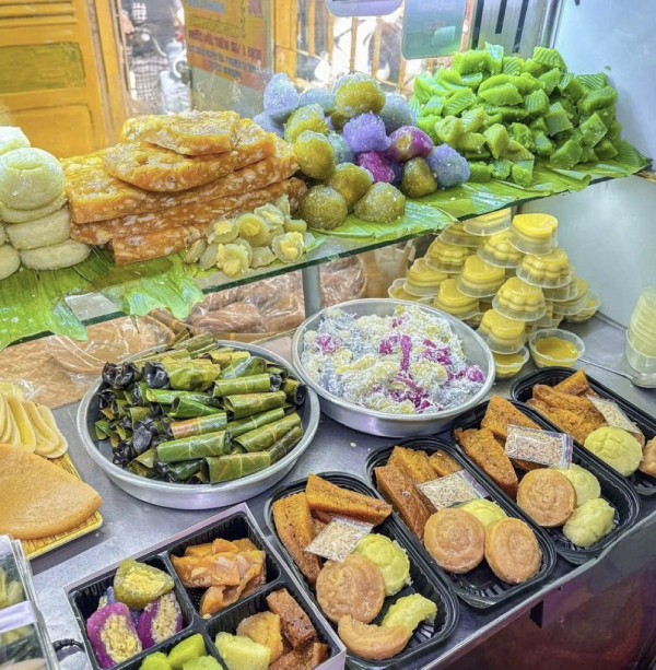 bánh bò thốt nốt quà Sài Gòn