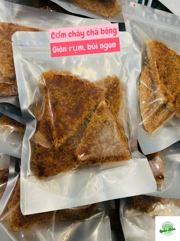 Đặc sản Sài Gòn-cơm cháy chà bông