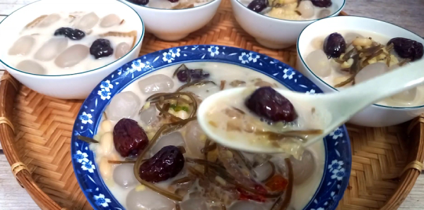 chè hạt đác đậu xanh phổ tai