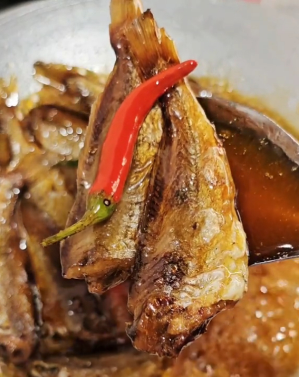 khô cá đù kho tiêu