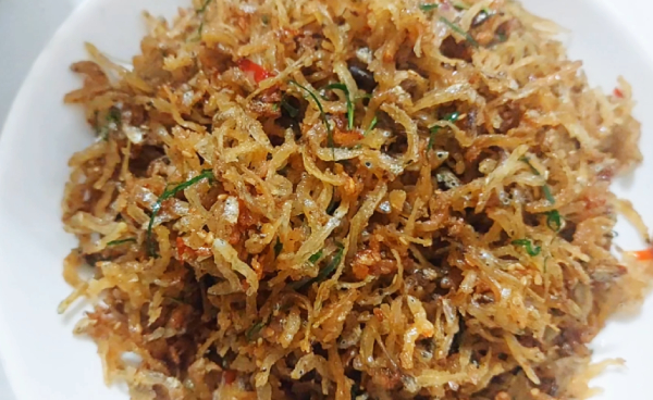 khô cá cơm rim mặn ngọt