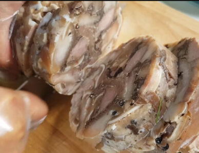 chả tai heo nấm mèo